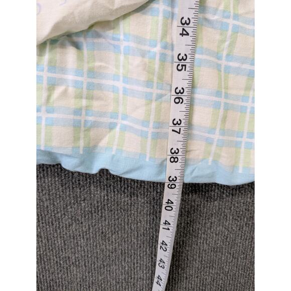 Vtg Winnie the Pooh Piglet Crib Blanket Quilt Sunny Days Friends Pile Disney - Picture 6 of 10